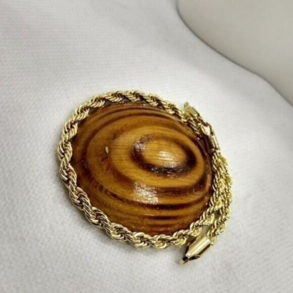 Plus size 14k stamped Rope gold Bonded bracelet unisex 10 inch chain - Picture 2 of 2